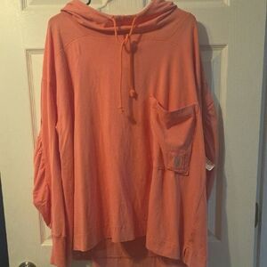 Free People Hooded Pullover with Pocket